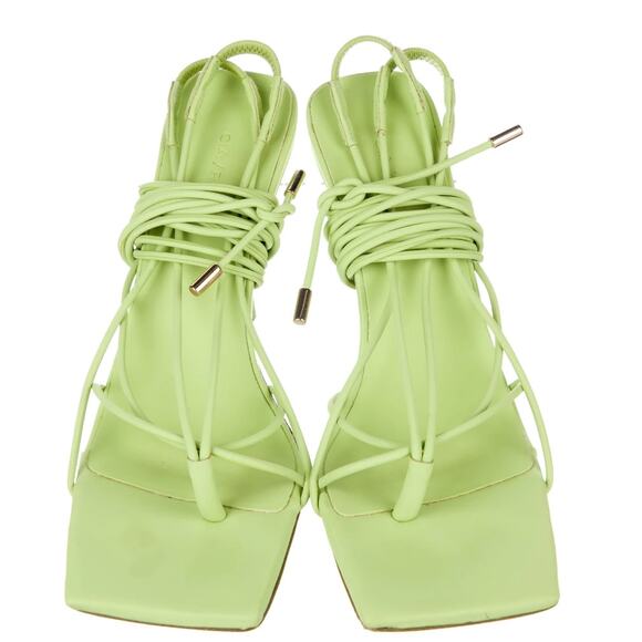 GIA BORGHINI Rosie 6 green sandals - Picture 3 of 8
